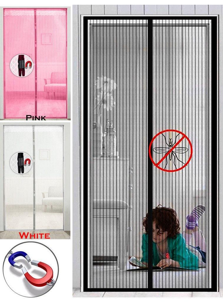 general Striped Non-Woven Anti-Insect Curtain Black - Image 2