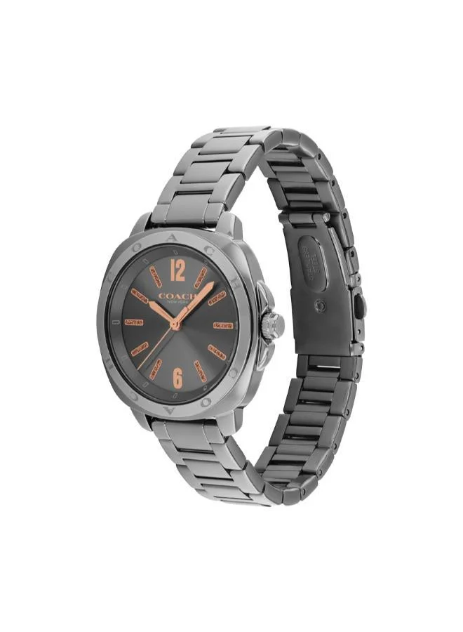 كوتش Kitt Grey-Tone Steel 34mm Watch