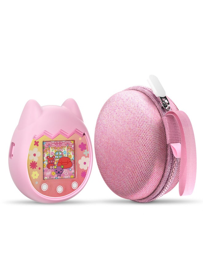 Neutral Applicable To Tamagotchi Pix Silicone Protective Case Cartoon Pattern All-inclusive Silicone Case Protective Case Storage Bag - Image 1