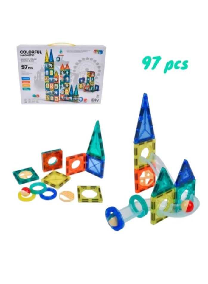 PZL Kids Magnetic Building block ,97 Pcs - Image 3