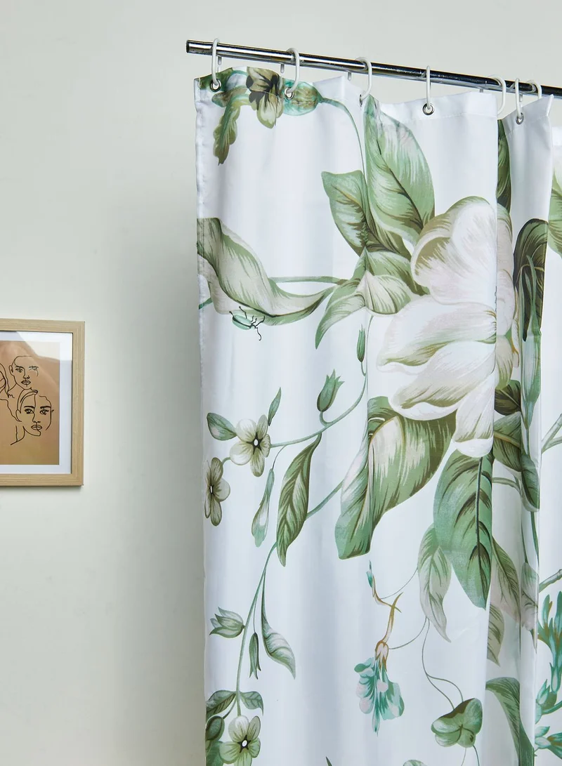 Dwell Studio Floral Printed Shower Curtain