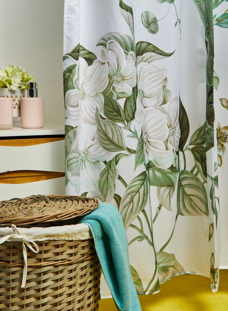 Dwell Studio Floral Printed Shower Curtain