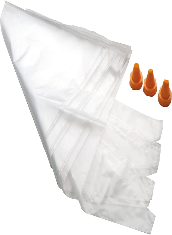 PEDRINI PEDRINI Set Of 10Pcs Icing Bags + 3 Nozzles 