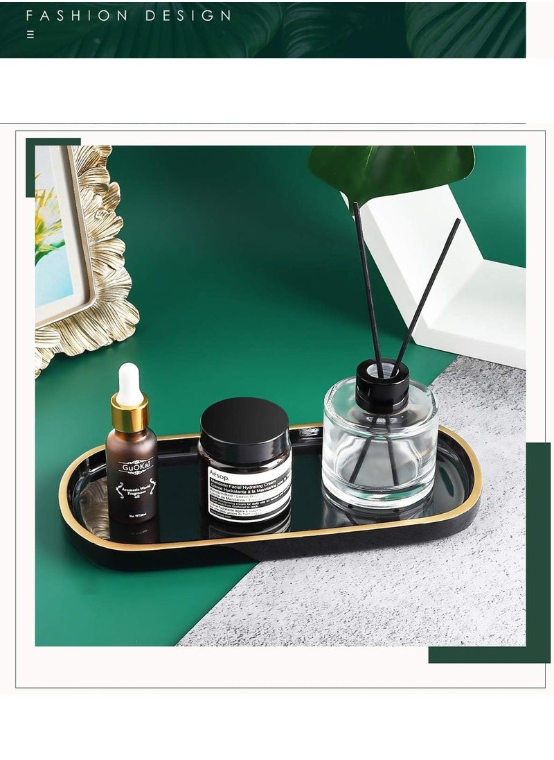 LEOKOR Bathroom Kitchen Dresser Vanity Tray Jewelry Dish Ring Holder Cosmetic Organizer  - Image 3