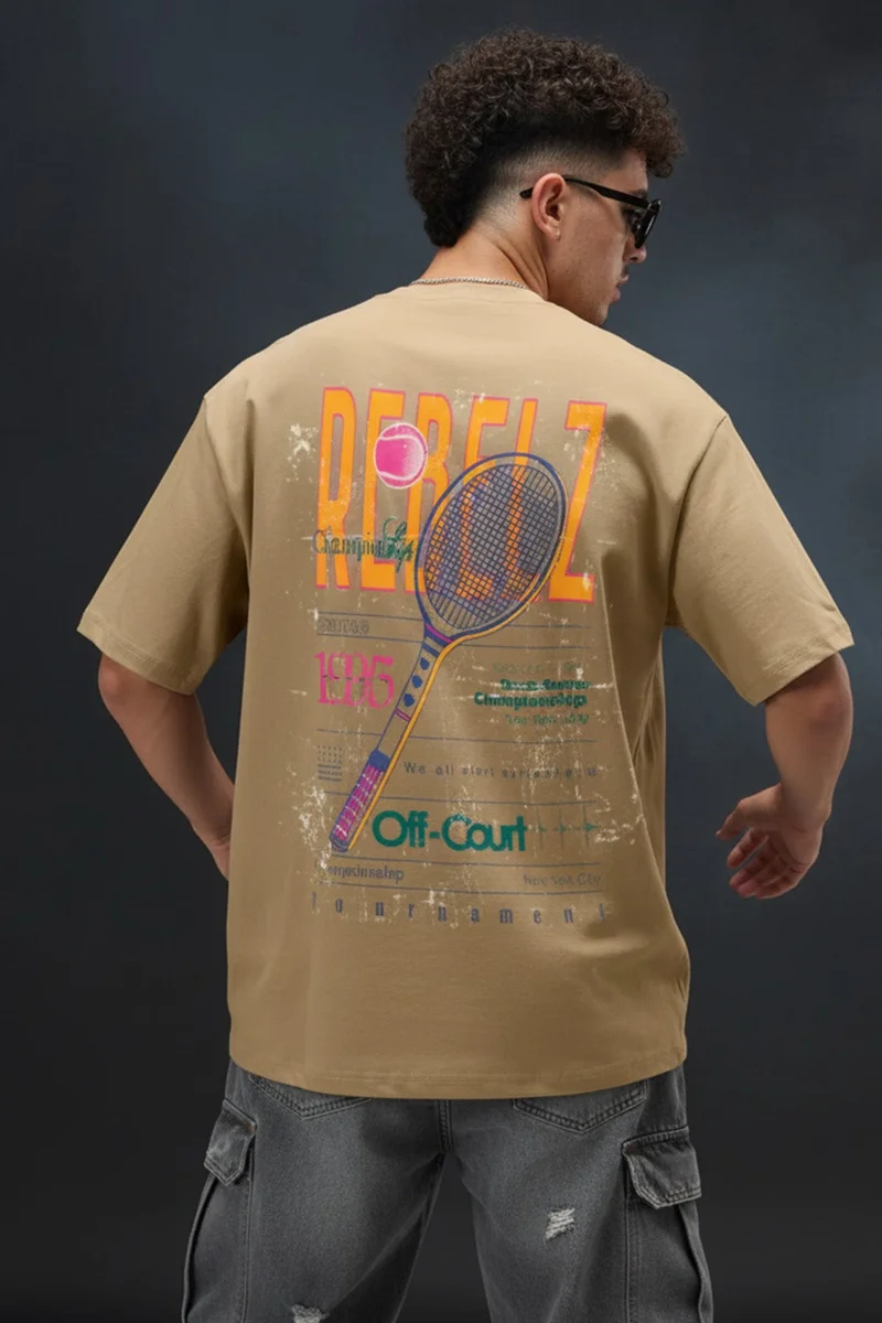 فيردو Veirdo Men’s Oversized , Plus Size  & Regular Fit T-Shirt | Premium Cotton Casual Tee