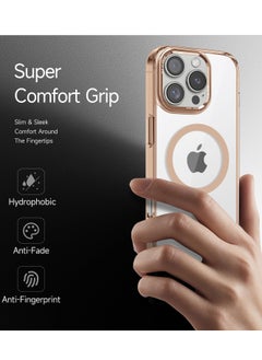 YoYoTech Desert Titanium Clear Cover Compatible for iPhone 16 Pro Max Case 6.9' [Anti-Yellowing] Hard Back Slim Shockproof iPhone 16 Pro Max Desert Titanium Case.  - Image 4