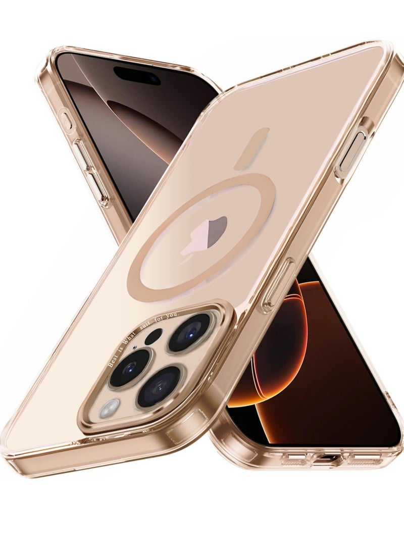 يويو تيك غطاء شفاف من التيتانيوم الصحراوي متوافق مع حافظة iPhone 16 Pro Max مقاس 6.9 بوصة [مضاد للاصفرار] غطاء خلفي صلب نحيف مقاوم للصدمات لهاتف iPhone 16 Pro Max مصنوع من التيتانيوم الصحراوي. - Image 1