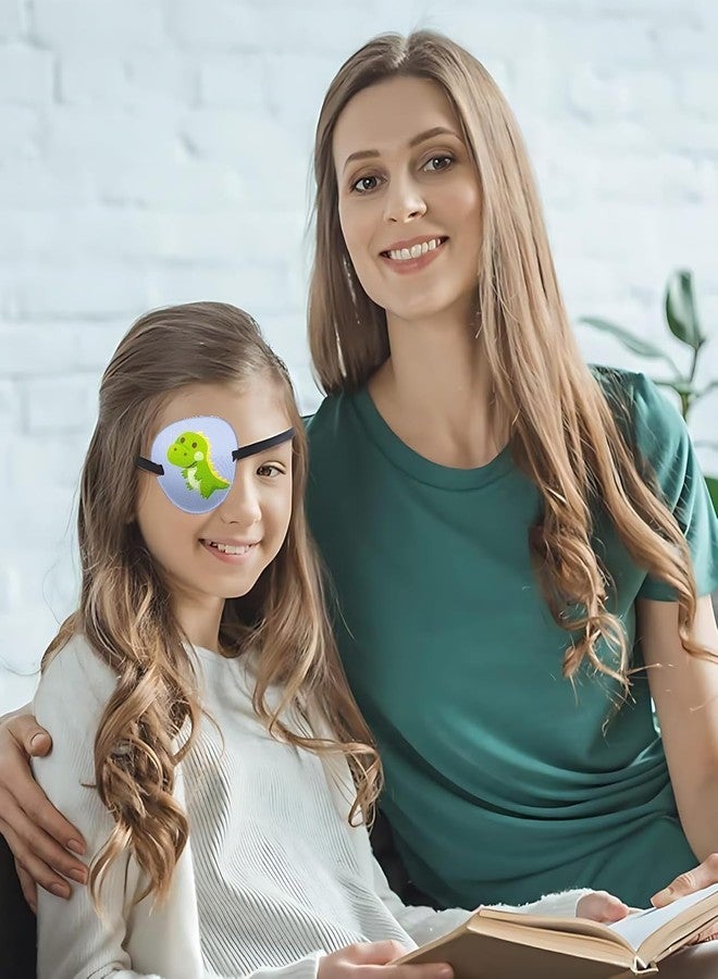 ELVORO 2PCS Reusable Lazy Eye Patch for Kids | Soft Comfortable Amblyopia Eye Patch | Adjustable Eye Cover for Left & Right Eye | Cartoon Pirate Theme, Washable, Skin-Friendly, Multicolour - Image 3