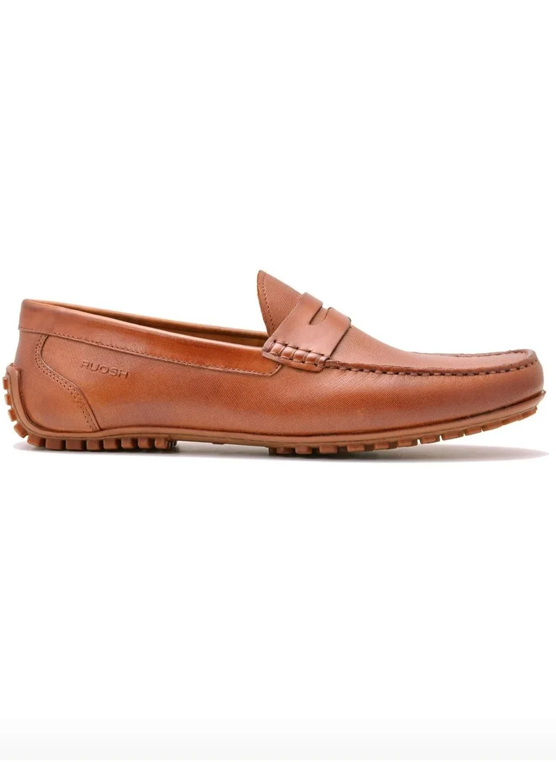 RUOSH Mens Classic Loafer Moccasins Slip on Driving Comfort Leather Work Office Formal Occasion Party Casual Wear Italian Design Anti Skid Padded Insole Fashion Premium Shoes