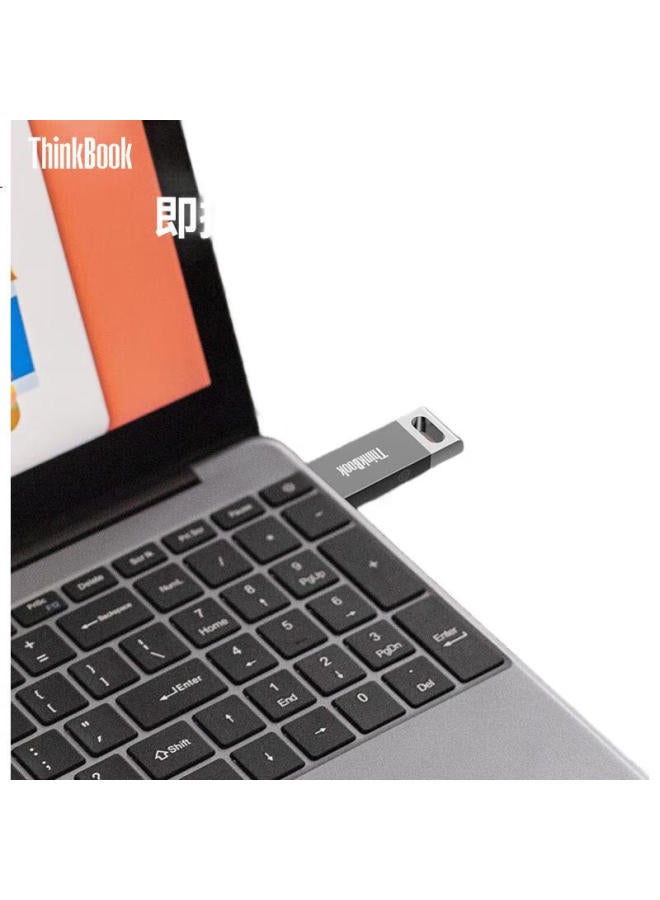 Thinkpad Lenovo Thinkbook 64Gb Usb2.0 Flash Drive Computer Flash Drive Office Study Business Multi-Function Large Capacity Usb Drive Car Usb Drive Tsu10 - Image 2
