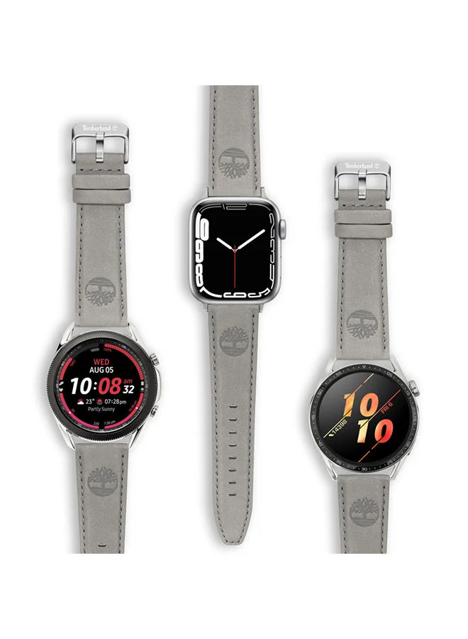 تمبرلاند Universal Replacement Leather Strap For Men And Women Compatible With Apple Watch Series 3-9, SE (38-40-41), Samsung, Huawei Or Quartz Watch With Lug Width Of 20mm