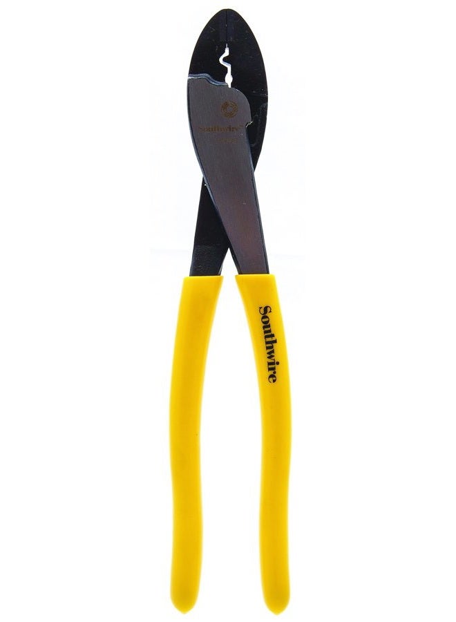 Southwire Tools & Equipment TCC9D 9-Inch Terminal Crimper/Cutter with Dipped Handles - Image 1