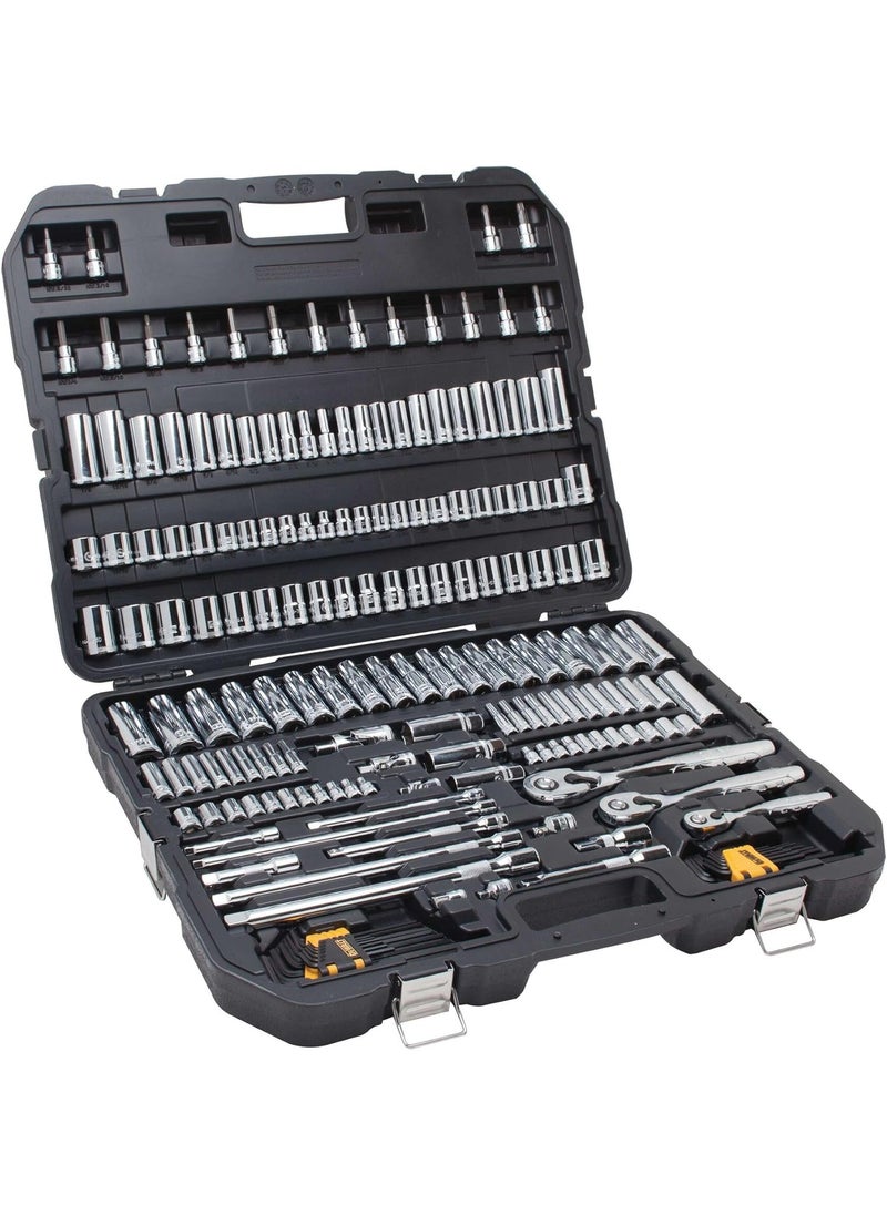 DEWALT DEWALT Mechanics Tool Set SAE and Metric 12 14 38 Drive Sizes 192Piece DWMT75049  - Image 5