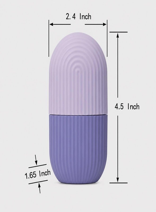 أسطوانة ثلج للوجه والعينين - أسطوانة باردة للوجه لعلاج انتفاخ العينين والهالات السوداء وحب الشباب | أسطوانة تبريد قابلة لإعادة الاستخدام للعناية بالبشرة لبشرة متألقة | أداة تجميل محمولة للوجه والرقبة (متنوعة) عبوة من 3 قطع - Image 2