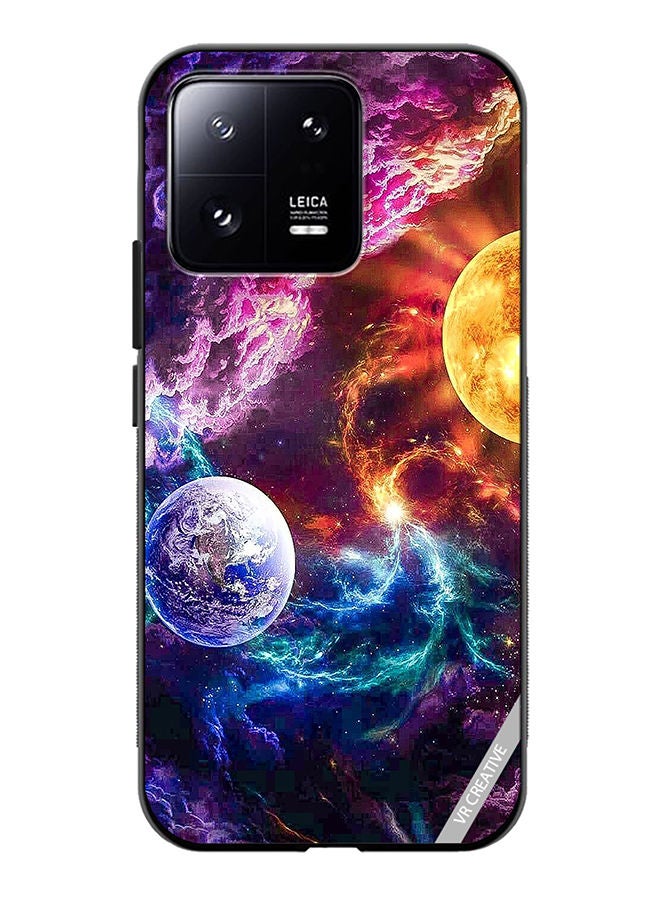 VR CREATIVE Protective Case Cover For Xiaomi 13 Beautiful Galaxy Design Multicolour - Image 1