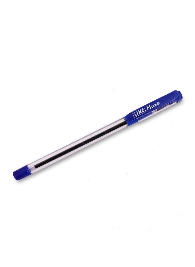 Linc Maxo Fine 0.7 mm Ball Pen | Blue Ink | Pack of 50 - Image 3
