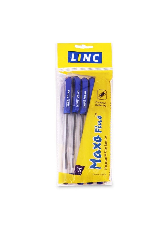 Linc Maxo Fine 0.7 mm Ball Pen | Blue Ink | Pack of 50 - Image 4