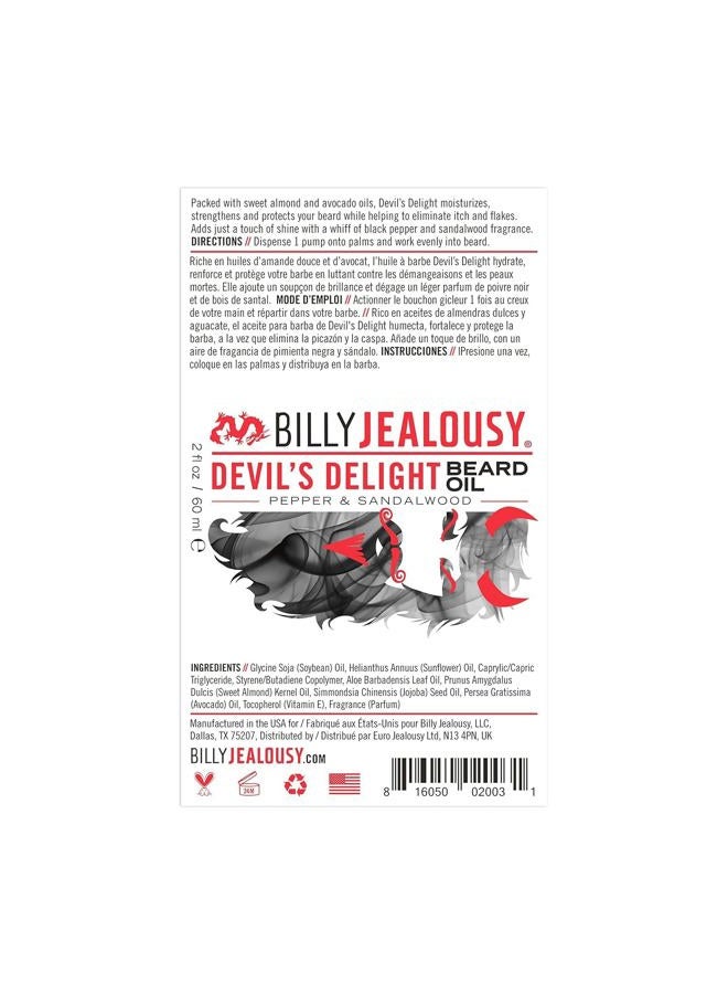 Billy Jealousy Devil's Delight Beard Oil with Sunflower Oil 60ml/2oz - Image 5