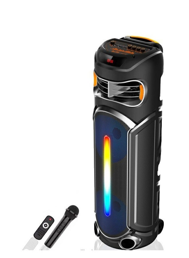 singe Speaker Bluetooth Technology Karaoke Microphones With Sound Effects, Contains FM Radio, TF Memory Input, USB Input, AUX Input - Image 1