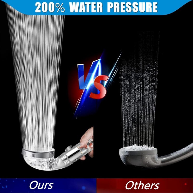 WaterCharm Filtered Handheld Shower Head with ONOff Switch High Pressure 3 Spray Setting Showerhead Filter for Hard WaterDry Skin and Hair - Image 3