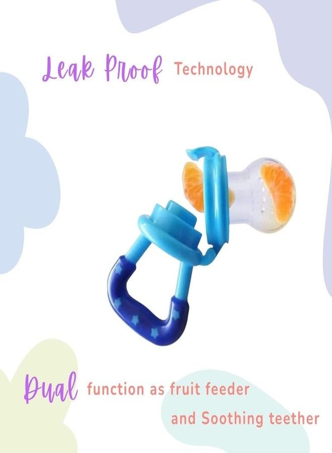 Progeny Silicone Fruit/Food Nibbler | Soft Teether for Baby with Extra Mesh | for Infants (Pack of 2) - Image 3