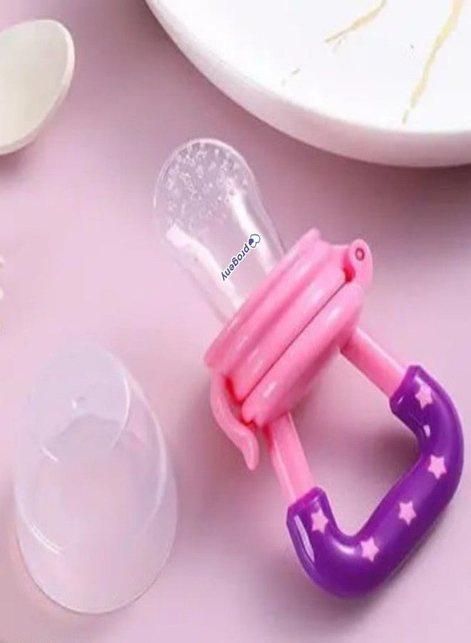 Progeny Silicone Fruit/Food Nibbler | Soft Teether for Baby with Extra Mesh | for Infants (Pack of 2) - Image 4