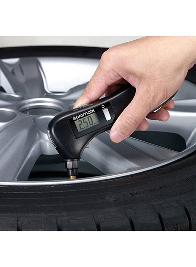 إسكدنيا مقياس ضغط الإطارات الرقمي مع أدوات الطوارئ المدمجة وضوء مصابيح LED - معدات الطرق - Image 4