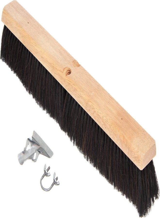 SPARTA Flo-Pac Horsehair Floor Sweep, Floor Brush for Cleaning, 24 Inches, Black - Image 5
