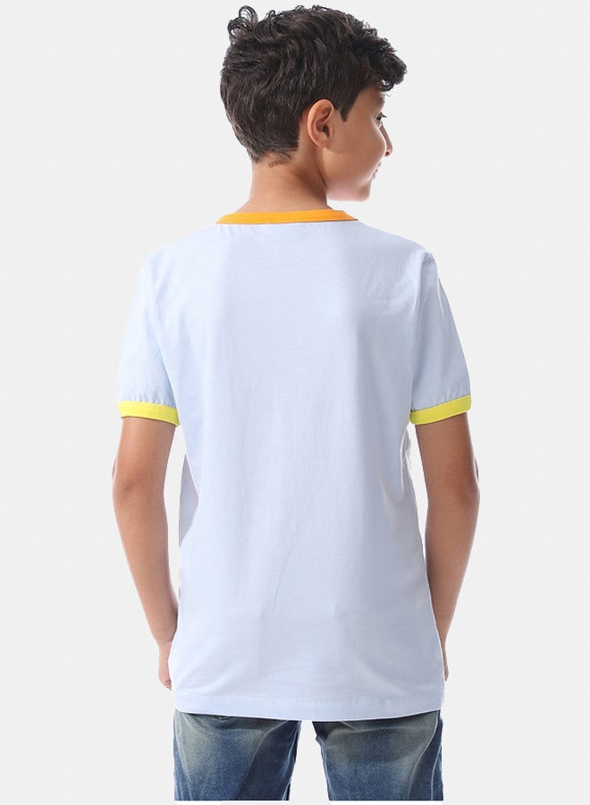 DIADORA Boys Printed Cotton T-Shirt - Image 3
