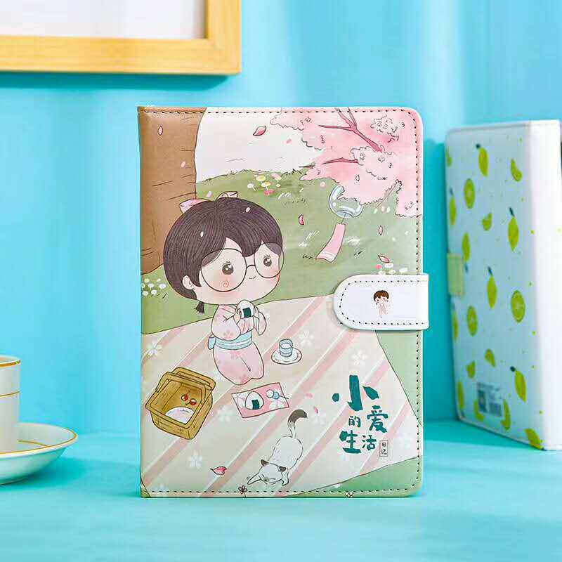 Factory Printed Personalized Color Pu Notebook A6 Mounting Book Uv Color Printing Pu Notepad Can Print Logo - Image 2