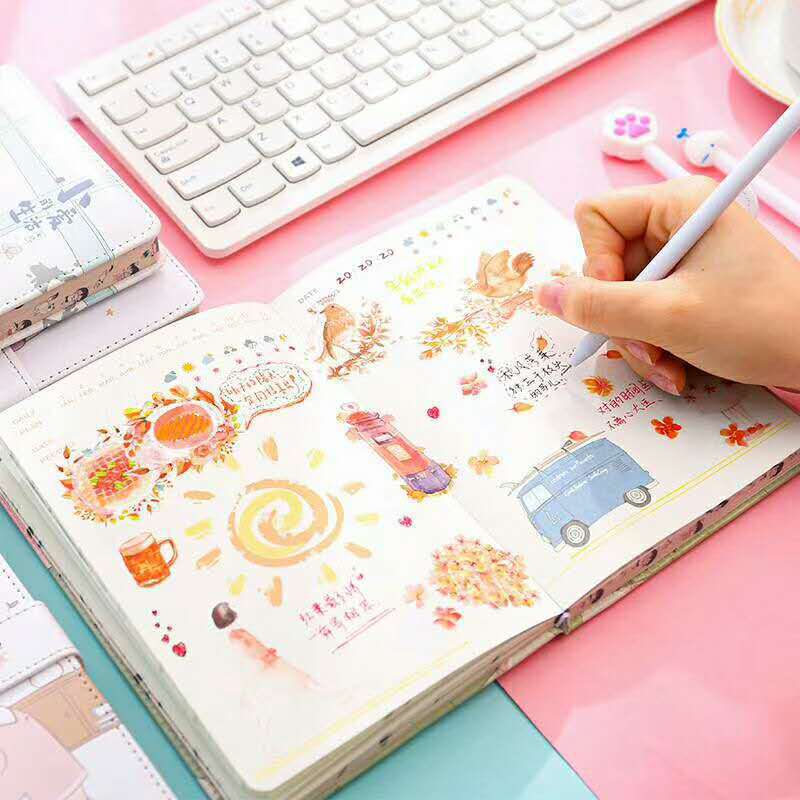 Factory Printed Personalized Color Pu Notebook A6 Mounting Book Uv Color Printing Pu Notepad Can Print Logo - Image 5