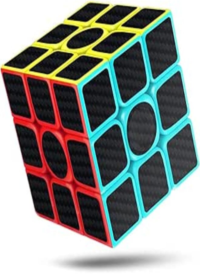 joyzzz - Joyzzz Rubixs Cube, 3x3 Speed Cube, Rubix Cube for Kids, Rubiks Cube Smooth Turning, Carbon Fiber Rubiks Cube, Fast Magic Cube, Brain Teaser Magic Cube Puzzles for Adults and Kids Ages 8 and Up - Image 1