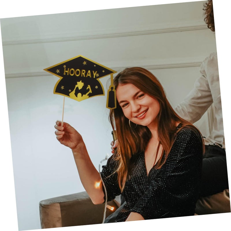 Graduation Photo Booth Props 18 Pcs Party Supplies for Memorable School Celebrations - Image 4