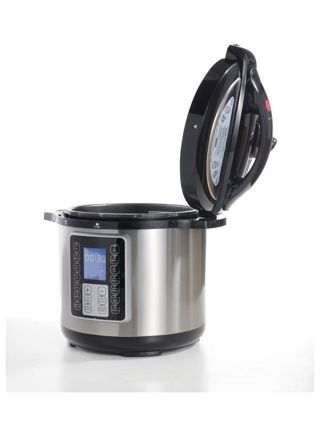 السيف  جهاز طهي بالضغط الكهربائي برو متعدد الوظائف 6 L 1000 W E04110 فضي - Image 2