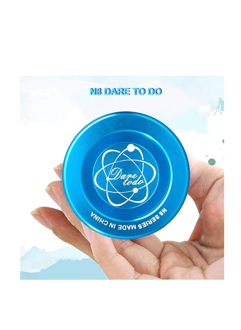 SYOSI - Yoyo N8, Unresponsive Yoyo N8 Toy, Professional Yoyo Aluminum Metal Yoyo Spin Yoyo for Kids Advanced Yoyo Players + Yoyo Glove + Yoyo Bag + 5 Yoyo Strings - Image 1