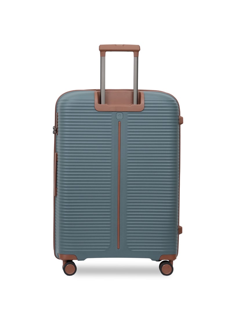 President PP  3-piece luggage set High-quality Travel bag ( S,M,L) spinner wheels, Model -97980 ( DARK GREY ) - Image 5