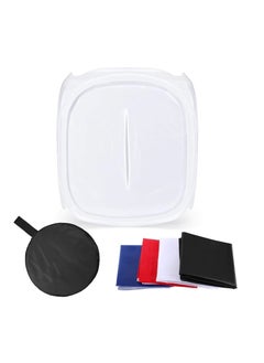 Studio Soft Box Shooting Cube Box Photo Light Tent Portable Bag with 4 Backdrops (80x80cm)