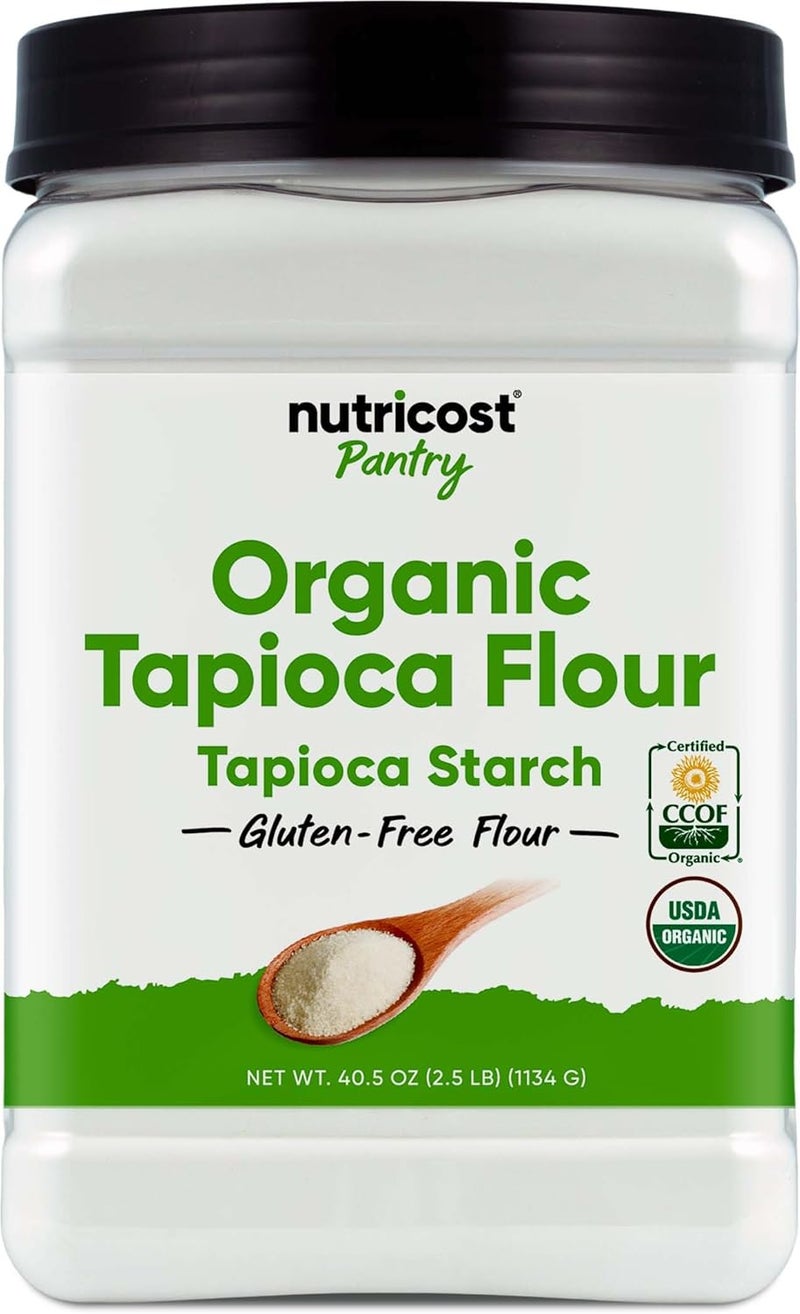 Nutricost Organic Tapioca Flour - Gluten-Free Starch - Image 1