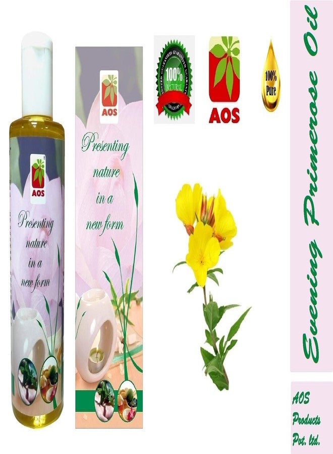 AOS منتجات AOS زيت زهرة الربيع المسائية النقي 100% - 30 مل | زيت زهرة الربيع المسائية الحامل | زيت زهرة الربيع المسائية | 1300 ملغ غير معدل وراثيًا وخالٍ من الغلوتين | 60 كبسولة هلامية | زيت معصور على البارد | - Image 2