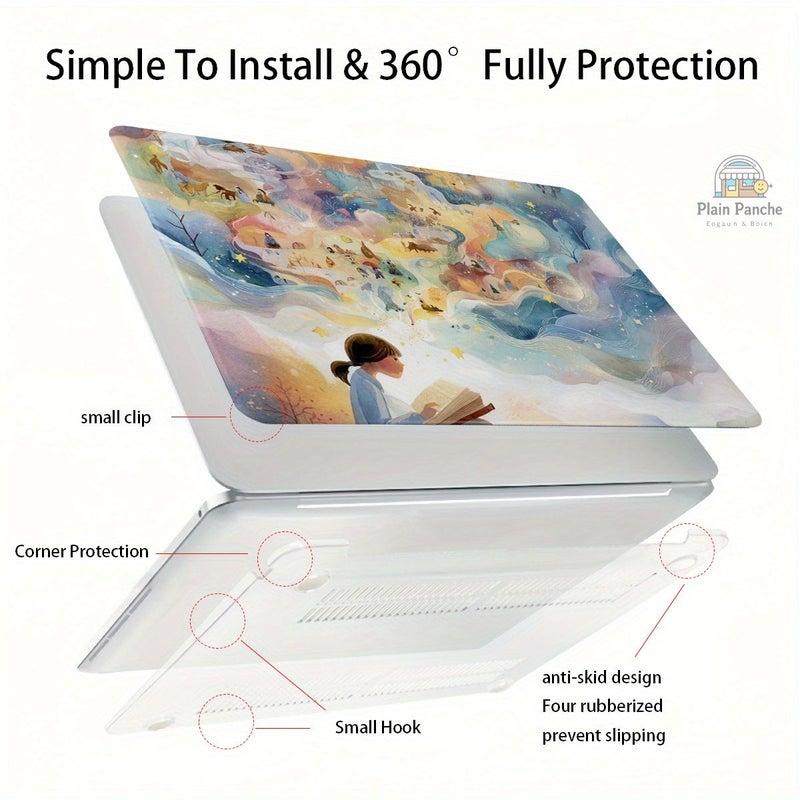 For MacBook Pro 14 Fit 2021 2025 Full Edge Protective Hard Shell Case - Image 1