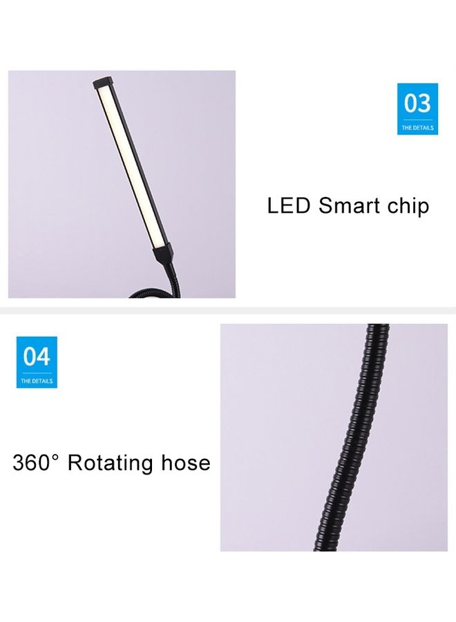 إسكدنيا مصباح مكتب LED أسود - Image 4