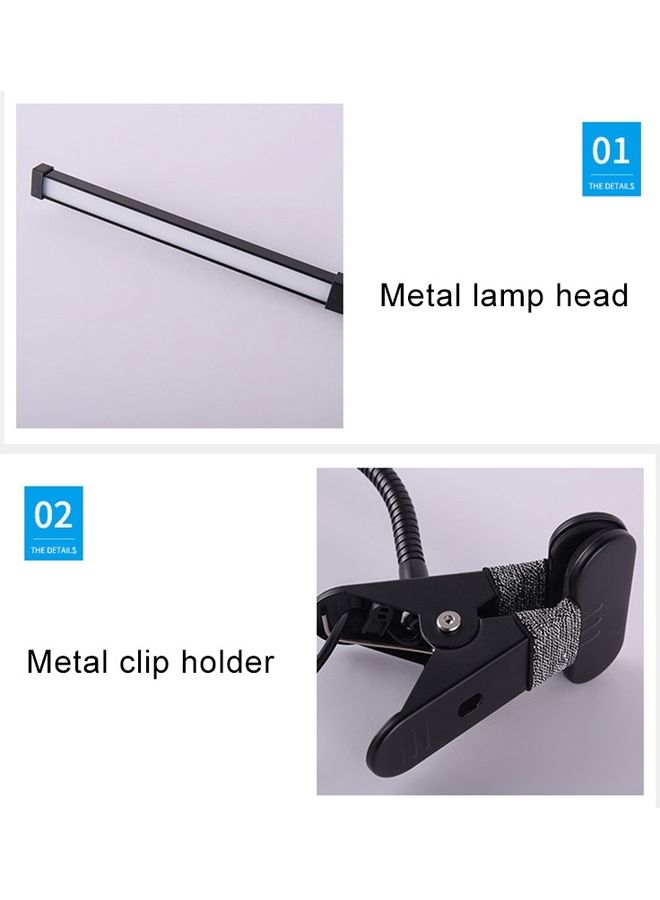 إسكدنيا مصباح مكتب LED أسود - Image 3