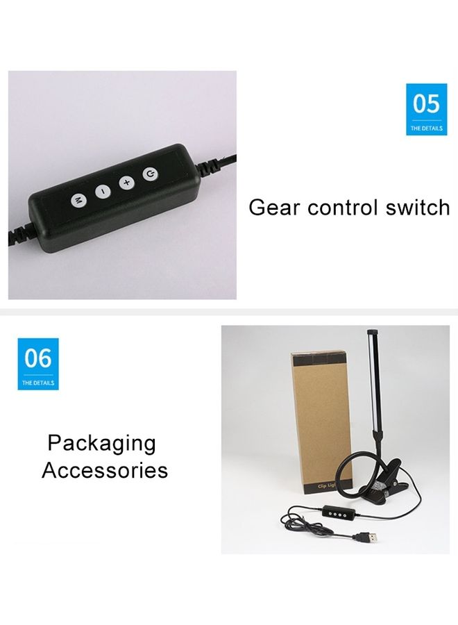 إسكدنيا مصباح مكتب LED أسود - Image 5