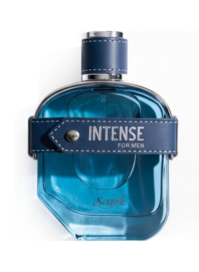 Sapil Intense for men Eau De Toilette 100ml, Affordable Luxury Perfume, Aromatic Spicy Fragrance with Lemon, Ginger, Lavender, Mint Top Notes, Bold Blend Perfumes for Men - Image 1