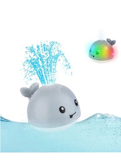 Baby Bath Toys,Light Up Bath Toys with LED Light, Sprinkler Bathtub Toys for Toddlers Infant Kids Boys Girls,Whale Spray Water Bath Toy,Bathtub Shower Pool Bathroom Toy for Baby