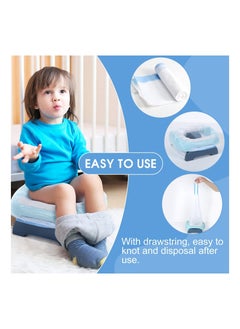 Y&D 50 Pcs Potty Bags for Portable Toilet Universal Chair Liners with Drawstring 17"x19" Disposable Training Seat Cleaning Kids Toddlers Adults Pets Outdoors  - Image 2