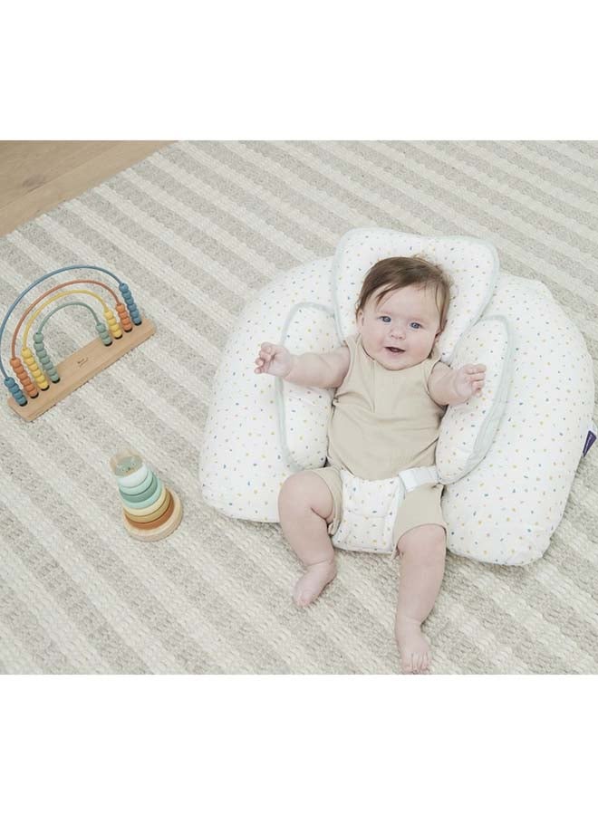 Clevamama ClevaCushion Nursing Pillow & Baby Nest - Terrazzo | Newborn to 6 Months - Image 4