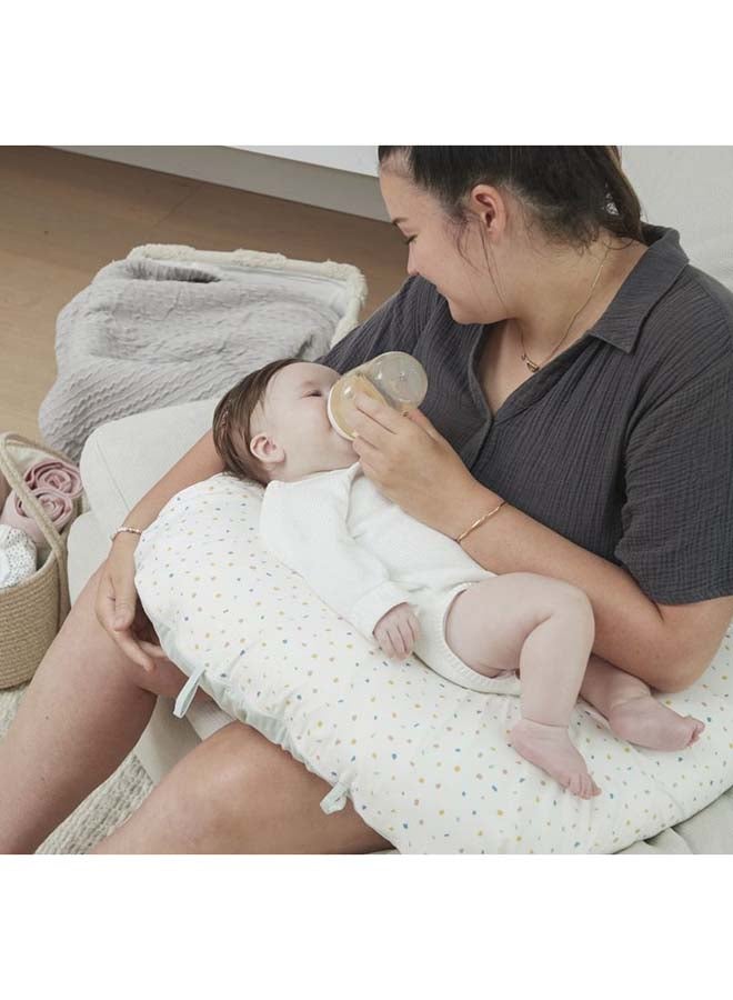 Clevamama ClevaCushion Nursing Pillow & Baby Nest - Terrazzo | Newborn to 6 Months - Image 5