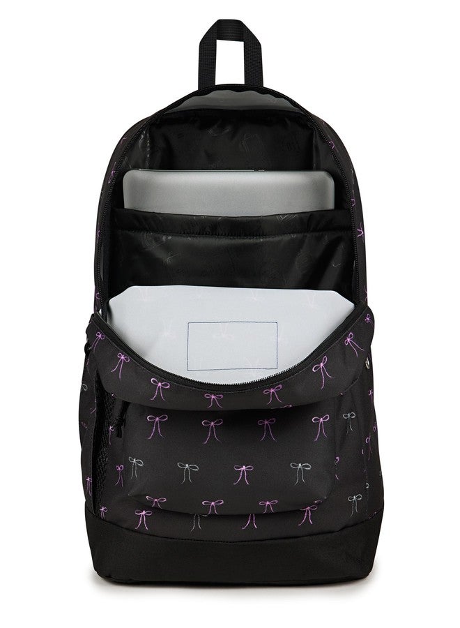 JanSport Cross Town Plus Backpack - Large Main Compartment, Side Water Bottle Pocket, 15-Inch Padded Laptop Sleeve, Pink Ice, One Size, Cross Town Plus Backpack - Image 3