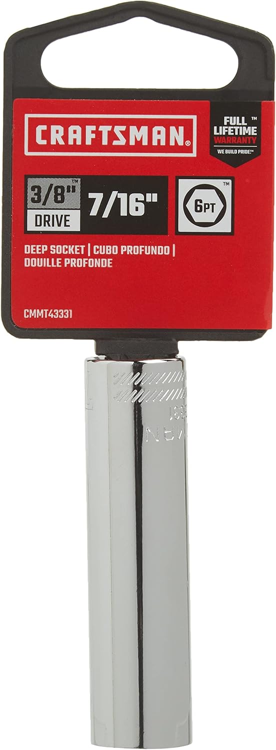 CRAFTSMAN CRAFTSMAN Deep Socket SAE 38Inch Drive 716Inch 6Point CMMT43331  - Image 2